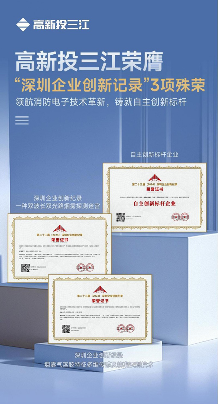 高新投三江荣膺第23届“深圳企业创新纪录”殊荣，铸就创新标杆